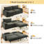 Canapé-lit rembourré 81 po-457899205
