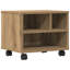 Support d'imprimante en bois d'ingénierie chêne artisanal 16,14 po x 12,60 po x 13,58 po-2117665999