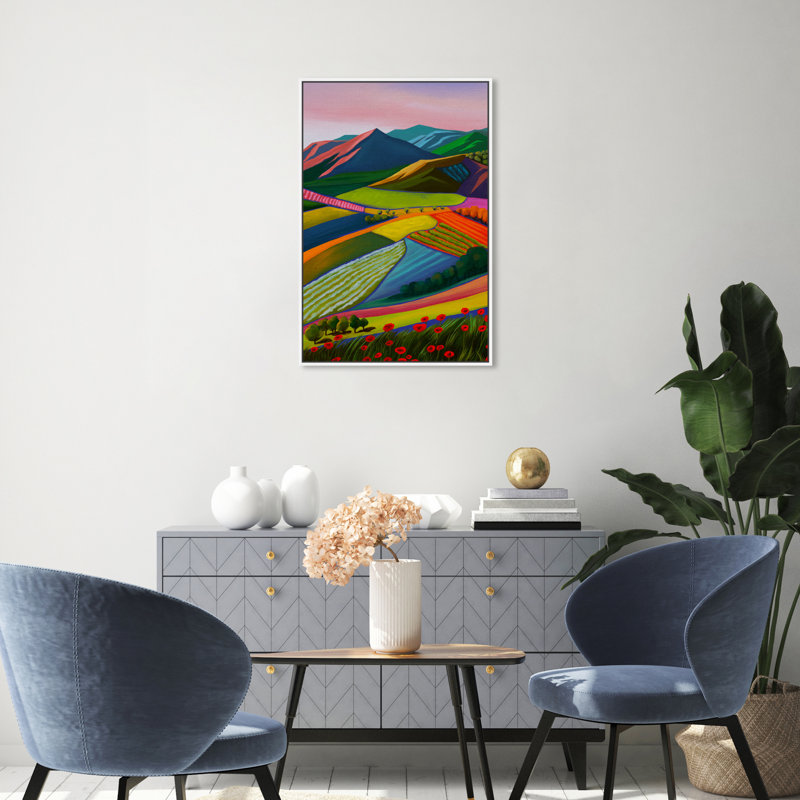 «My Bright Beautiful View», reproduction d'impression sur toile, H 30 po x l 20 po x P 1,5 po, Toile blanche encadrée