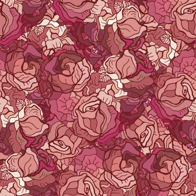 Motif de roses Kamuri par Katyau