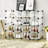 16 Pair Stackable Shoe Rack-859419933