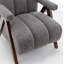 Fauteuil Draedyn rembourré avec pieds en bois massif-641095089-663062603