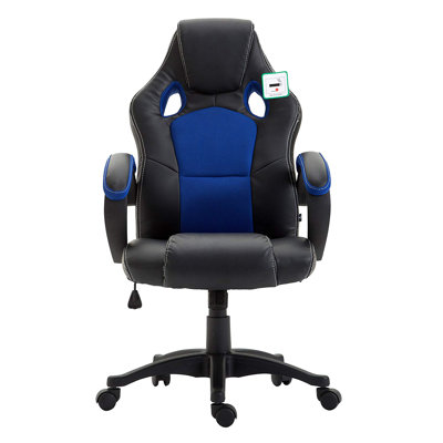 Symple Stuff Manske Faux Leather PC & Racing Game Chair