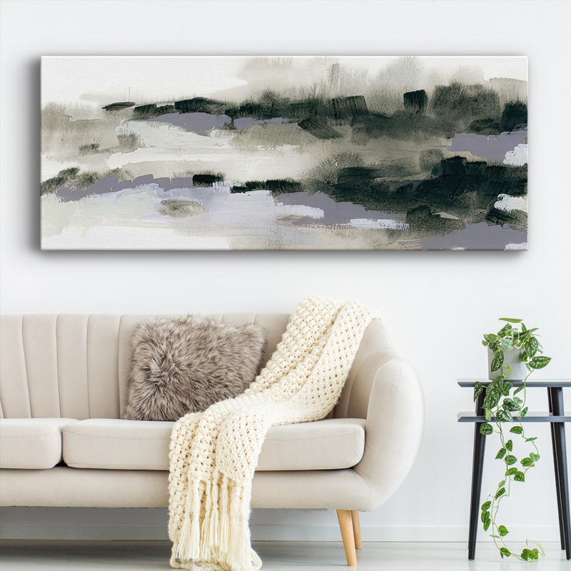" Abstract March Vi ", 24" H x 60" W x 1.5" D