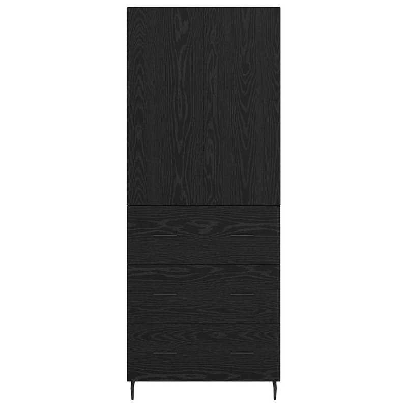69.5cm Sideboard, Black Oak