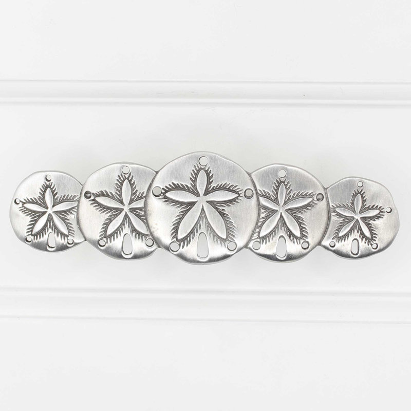 Sand Dollar 3" Center to Center Pull, Brushed Nickel