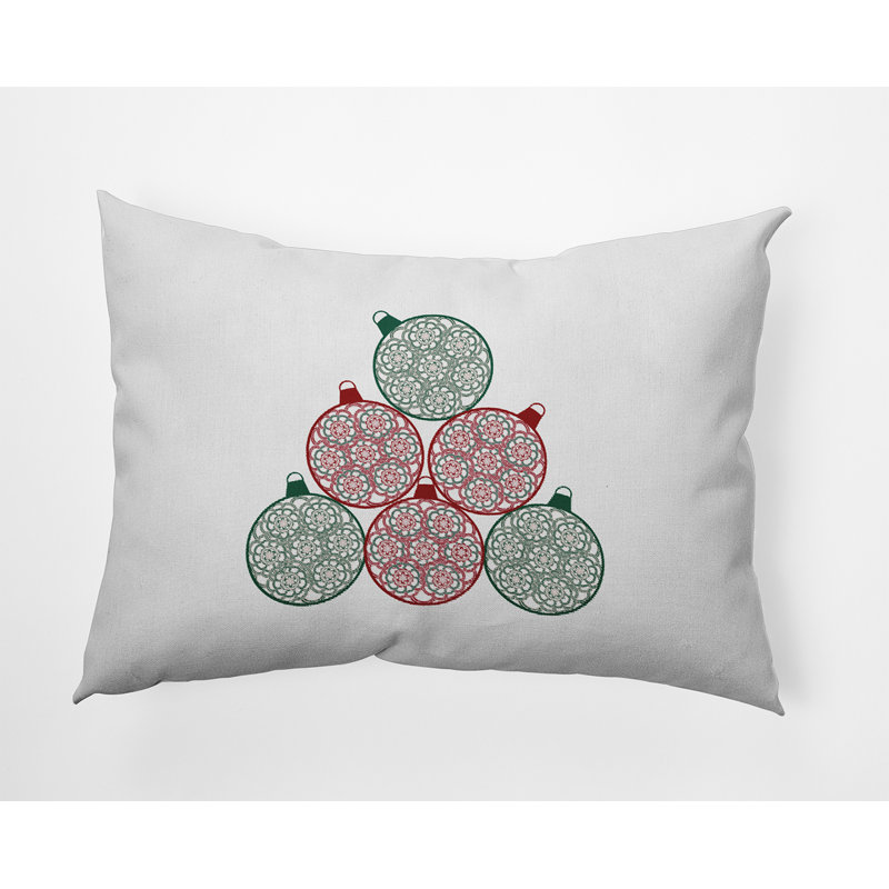 Reversible Throw Pillow, 14" x 20", Rectangular