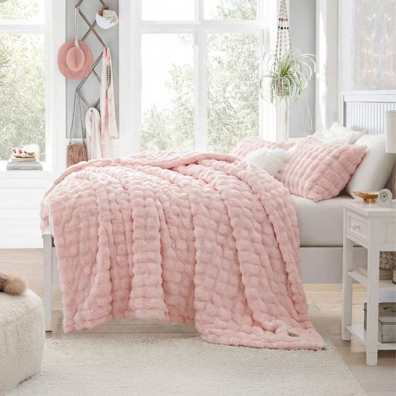 Couverture à bulles 3D Bedsure – Couverture GentleSoft Twin pour lit, canapé et décoration de chambre – Cadeau luxueux, doux et confortable pour toutes les saisons