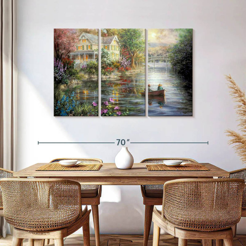 Lilie The Evening Reflections, 36" H x 57" W