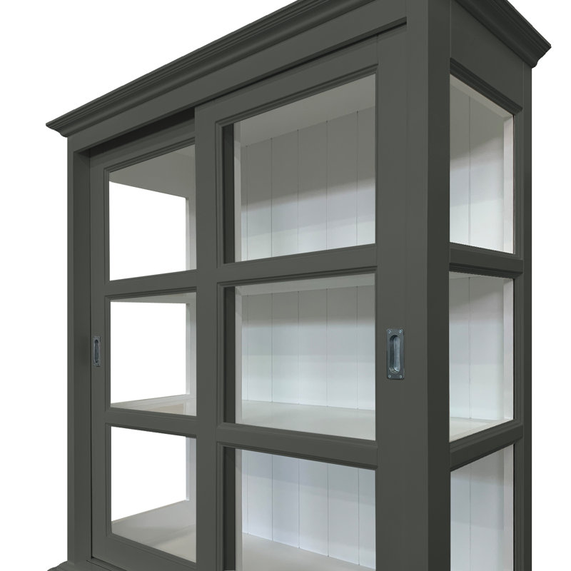 Babetta Display Cabinet, Green Grey