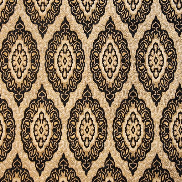 Tissu Sarah, Noir