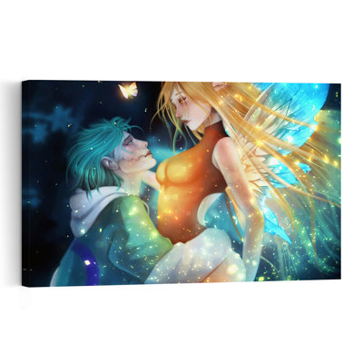 Fairy Romance Romantic Contemporary Portrait Wall Art Print