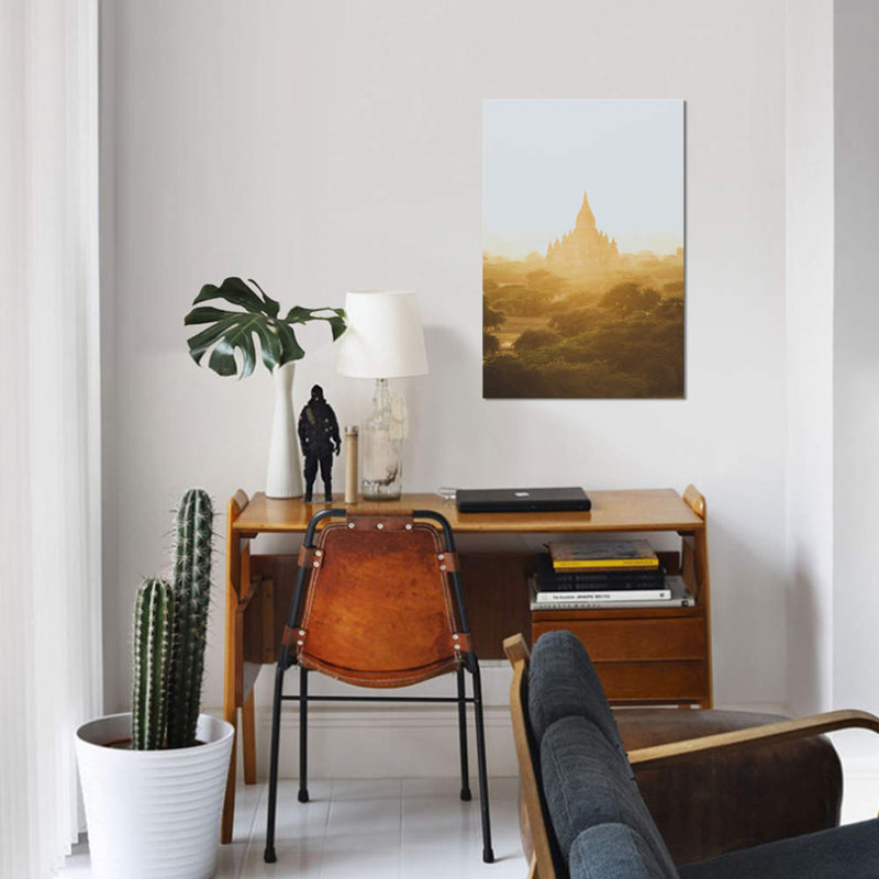 « bagan, myanmar iii » par luke anthony gram, reproduction d’impression sur toile tendue, H 12 po x l 8 po x P 0,75 po