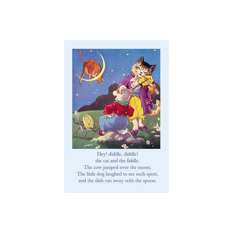 Hey! diddle, diddle! impression sur image, H 66 po x l 44 po x P 1,5 po