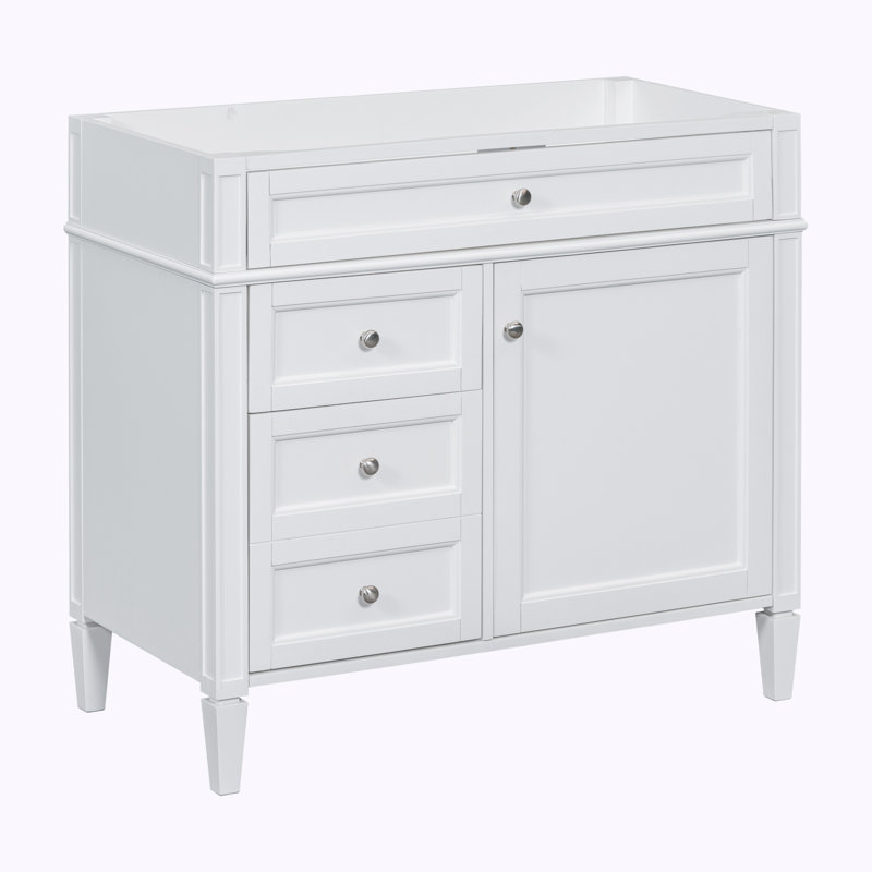 Bases de meuble-lavabo 36 po seulement, Blanc