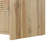 Retro 3-Door Sideboard With Large Storage Space Artificial Rattan Doors And Metal Handles-804891142