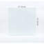 Table de salle à manger carrée en verre trempé 31,5 pouces transparent moderne minimaliste pour 4 personnes
