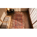 Antique Konya Hallway Runner Wool Coral Rug