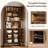 67.52''  Kitchen Pantry Storage Cabinets With Doors
