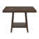 Winston Porter Poling Square Counter Table with Lazy Susan in Brown