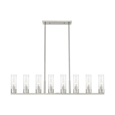 Luminaire suspendu 6 lumières avec abat-jour Scherer