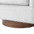 Forno Upholstered Swivel Barrel Chair With Wood Base-1709554201
