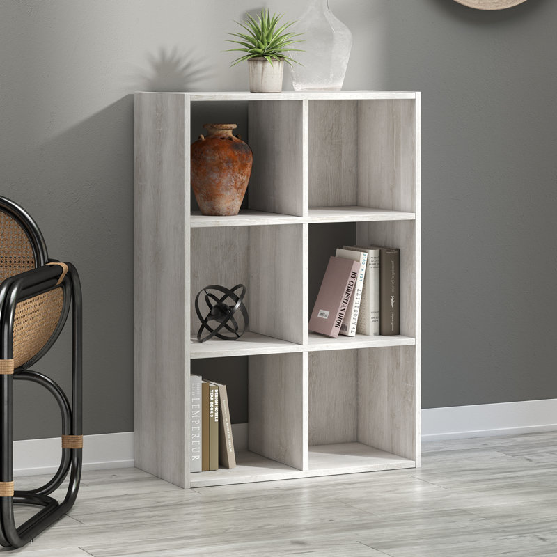 Bridgnorth Bookcase, Light Natural, (6 Shelves) 35" H x 24" W x 12" D