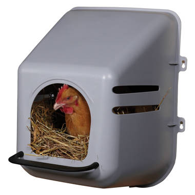 Homestead Essentials HEPS1028 Reverse Roll Out Nesting Box for Chickens.