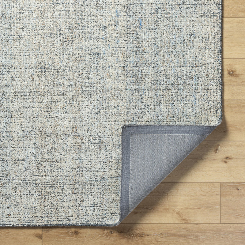 Alicia Hand Tufted Area Rug in Gray, Rectangle 12' x 15'