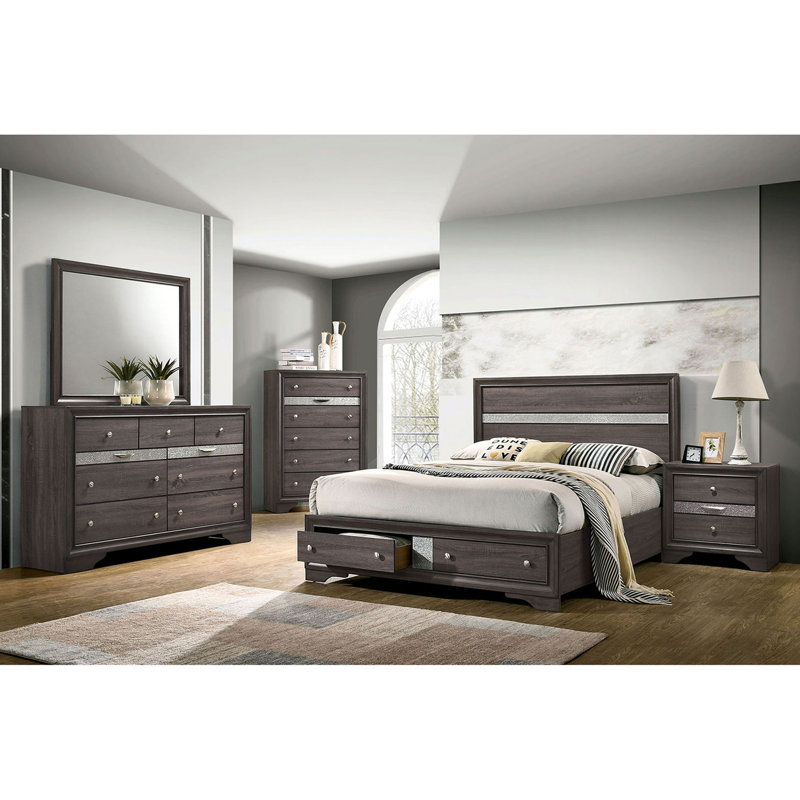 Commode contemporaine 1pc, Gris