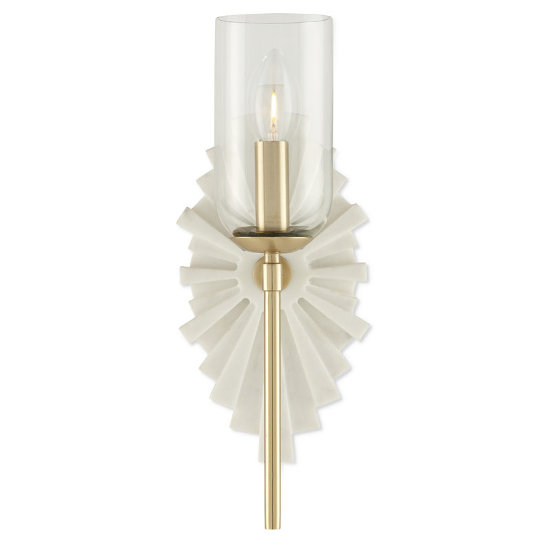 Benthos 1 - Light Wallchiere, White/Brass