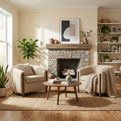 Leamon 2-Piece Upholstered Accent Chair Set