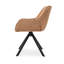 Gefjun 46cm H Upholstered Metal Upholstered Back Armchair-1560522081