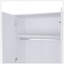 Armoire Ambery 180, deux tablettes, porte double, tringle en métal, un tiroir