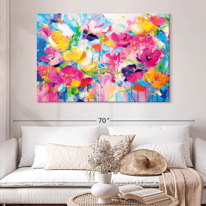 Avery Efflorescent Abstract, 34" H x 51" W