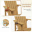 Chaise Adirondack en plastique Gumbert-87389170
