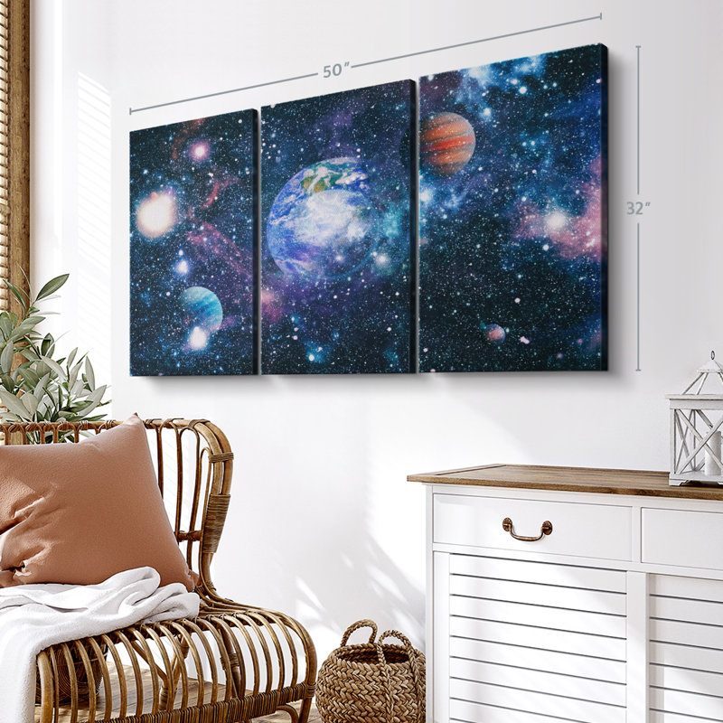 «The Great Galaxy» sur, H 32 po x l 50 po x P 1,25 po