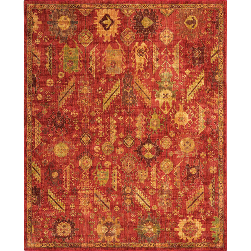 Tapis rouge, Rectangle 7 pi 10 po x 9 pi 10 po