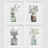 Plant In Bottle " IDEA4WALL Framed Pastel Forest Leaf Glass Vase Wall Art, Set Of 4 Nature Wilderness Wall Decor Prints, Botanical Floral Wall Decor For Living Room, Bedroom " 4 - Pieces-90161955-119403327