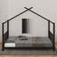 Lit plateforme simple - conception de maison en métal-1470378416