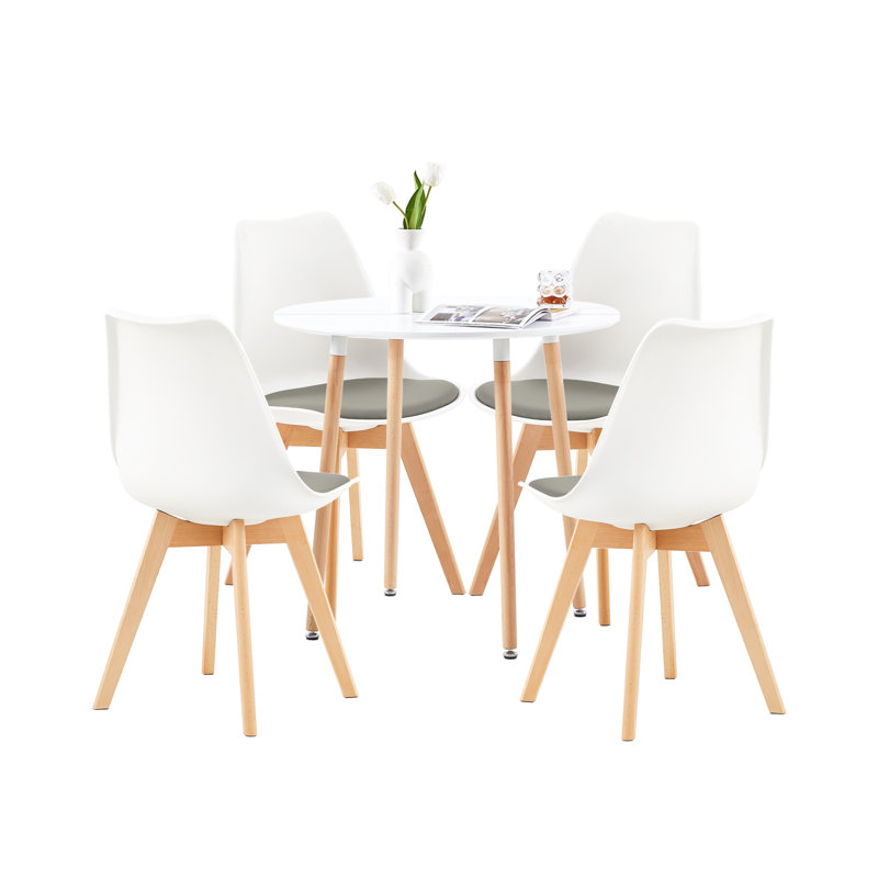 Theresa 4 - Person Dining Set, Grey