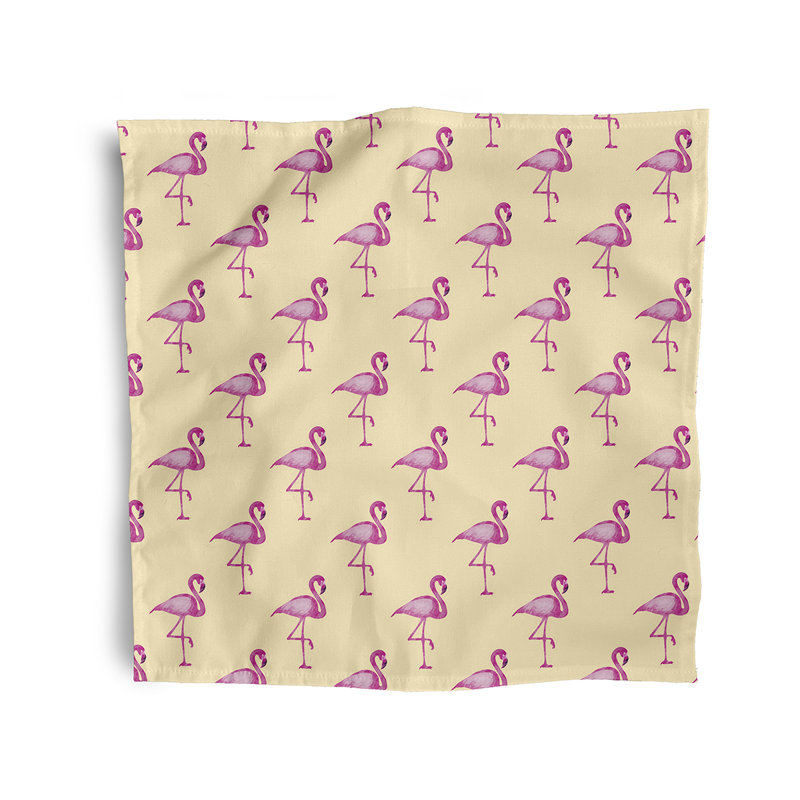 Ramet Polyester Square Napkin, Yellow