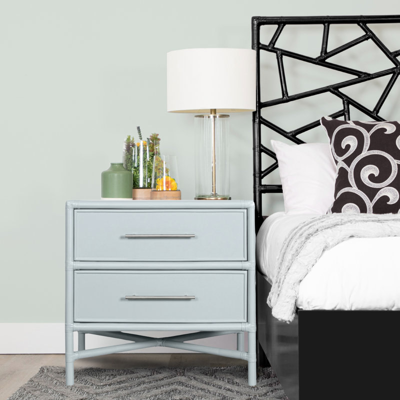 Venice 2 - Drawer Nightstand, Light Blue