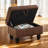 Orella Marlinda 28.5" Wide Upholstered Rectangle Tufted Flip Top Storage Ottoman-1793424121
