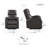 Tabish 29.5" Modern & Contemporary Faux Leather Power Reclining Chair with One-Touch Power Control & Adjustable Positions-85462023