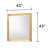 Gilta Mirror with LED Lighting