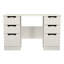 Bhodhini 6 Drawer Kneehole Desk (Ready Assembled)-1385501016