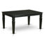 L'ensemble de table de cuisine 7 pièces contient une table de salle à manger et 6 chaises en bois de polyester gris foncé avec dossier élégant - finition noire-560178281-560178283