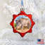 Wild Boar Hunting Keepsake Glass Ornament