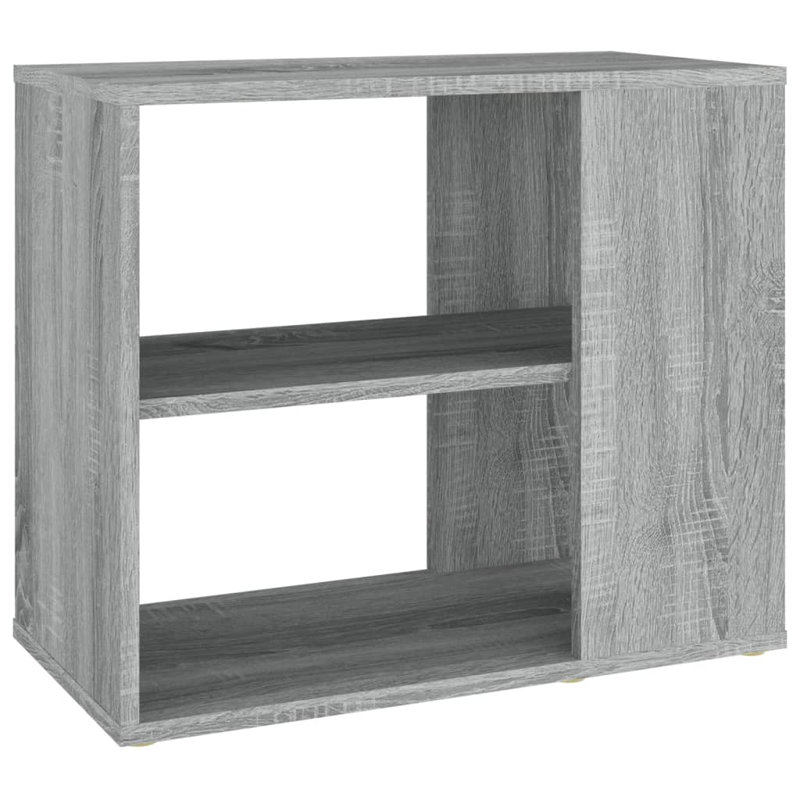 Maheer Rectangular Side Table, Grey Sonoma